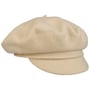 Casquette Gavroche Uni Wool by Barascon blanc crème