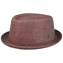 Chapeau en Lin Classic Pork Pie by Lierys rouge