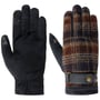 Gants en Cuir Oakdale by Stetson bleu foncé
