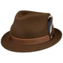Chapeau en Laine Hulbert Trilby by Stetson marron