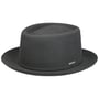 Chapeau en Laine Maysville Pork Pie by Stetson anthracite
