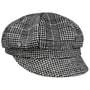 Casquette Gavroche Houndstooth Check by Lierys noir-blanc