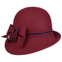 Chapeau Cloche Mealesca Wool by Lierys bordeaux