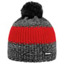 Bonnet à Pompon Styler by Eisbär gris-rouge