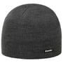 Bonnet Beanie Uni by Eisbär gris foncé