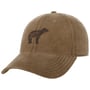Casquette en Velours Côtelé Bear by Stetson marron