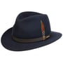 Chapeau en Laine Delvaro Traveller by Stetson bleu foncé
