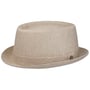 Chapeau en Lin Uni Pork Pie by Lierys beige