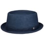 Chapeau en Lin Uni Pork Pie by Lierys bleu