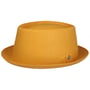 Chapeau en Lin Uni Pork Pie by Lierys moutarde