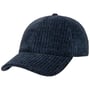Casquette en Velours Côtelé Wide-Wale by Stetson bleu