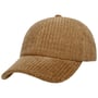 Casquette en Velours Côtelé Wide-Wale by Stetson beige foncé