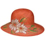 Chapeau en Paille Miarona Flowers by Lierys corail