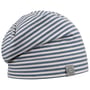 Bonnet Beanie Twotone Stripes by Gebeana bleu