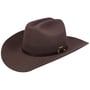 Chapeau Western Laramie Wool by Stetson marron foncé