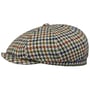 Casquette Hatteras Denaby Harris Tweed by Stetson beige clair