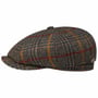 Casquette 8 Panel Barkeyville Wool by JJ Hats marron-bleu