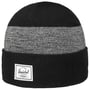 Bonnet Beanie Elmer Pattern by Herschel gris-noir