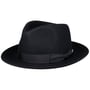 Chapeau en Feutre de Poil Moncaster by JJ Hats bleu foncé
