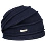Bonnet en Laine Foulée Uni Headsock by Seeberger bleu foncé