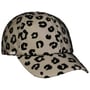 Casquette Faux Leather Leo Print by Seeberger beige-noir