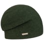 Bonnet en Cachemire Uni Headsock by Seeberger vert foncé