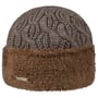 Bonnet en Tricot Faux Fur Cuff by Seeberger taupe