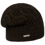 Bonnet Beanie Landesta Headsock by Seeberger marron foncé