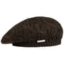 Béret en Tricot Uni by Seeberger marron foncé