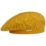 Béret en Tricot Uni by Seeberger jaune