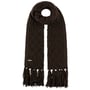 Écharpe en Tricot Vesina by Seeberger marron foncé