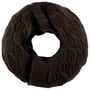 Écharpe Tube Vesina by Seeberger marron foncé