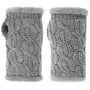 Chauffe-Poignets en Tricot Cable Knit by Seeberger gris