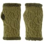 Chauffe-Poignets en Tricot Cable Knit by Seeberger olive