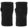 Chauffe-Poignets en Tricot Cable Knit by Seeberger noir