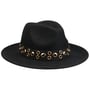 Chapeau en Laine Eyelet Band Fedora by Seeberger noir