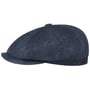 Casquette Cashmere Herringbone by Alfonso D'Este bleu
