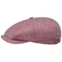 Casquette Hatteras en Soie by Stetson rouge foncé
