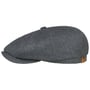 Casquette Hatteras en Soie by Stetson noir-gris