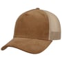Casquette Trucker en Velours Côtelé Uni by Lipodo châtain