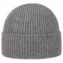 Bonnet à Revers Uni Merino Rib by Lierys gris