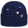Bonnet à Revers Little Hearts by Lierys bleu foncé