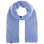 Écharpe en Tricot Soft Merino Doubleface by Lierys bleu