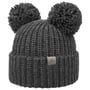 Bonnet en Tricot Double Pom by Lierys anthracite