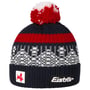Bonnet à Pompon Norrak by Eisbär noir-rouge