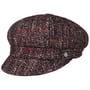 Casquette Gavroche Davalé by Lierys bordeaux-moucheté