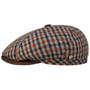 Casquette Landsey Wool Check by Lierys beige-bleu