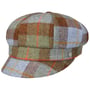 Casquette Gavroche Liasca Wool Check by Lierys marron-bleu