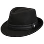 Chapeau en Laine Prenscott Trilby by Lierys noir