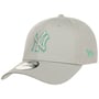 Casquette 9Forty NY Yankees Outline by New Era gris clair